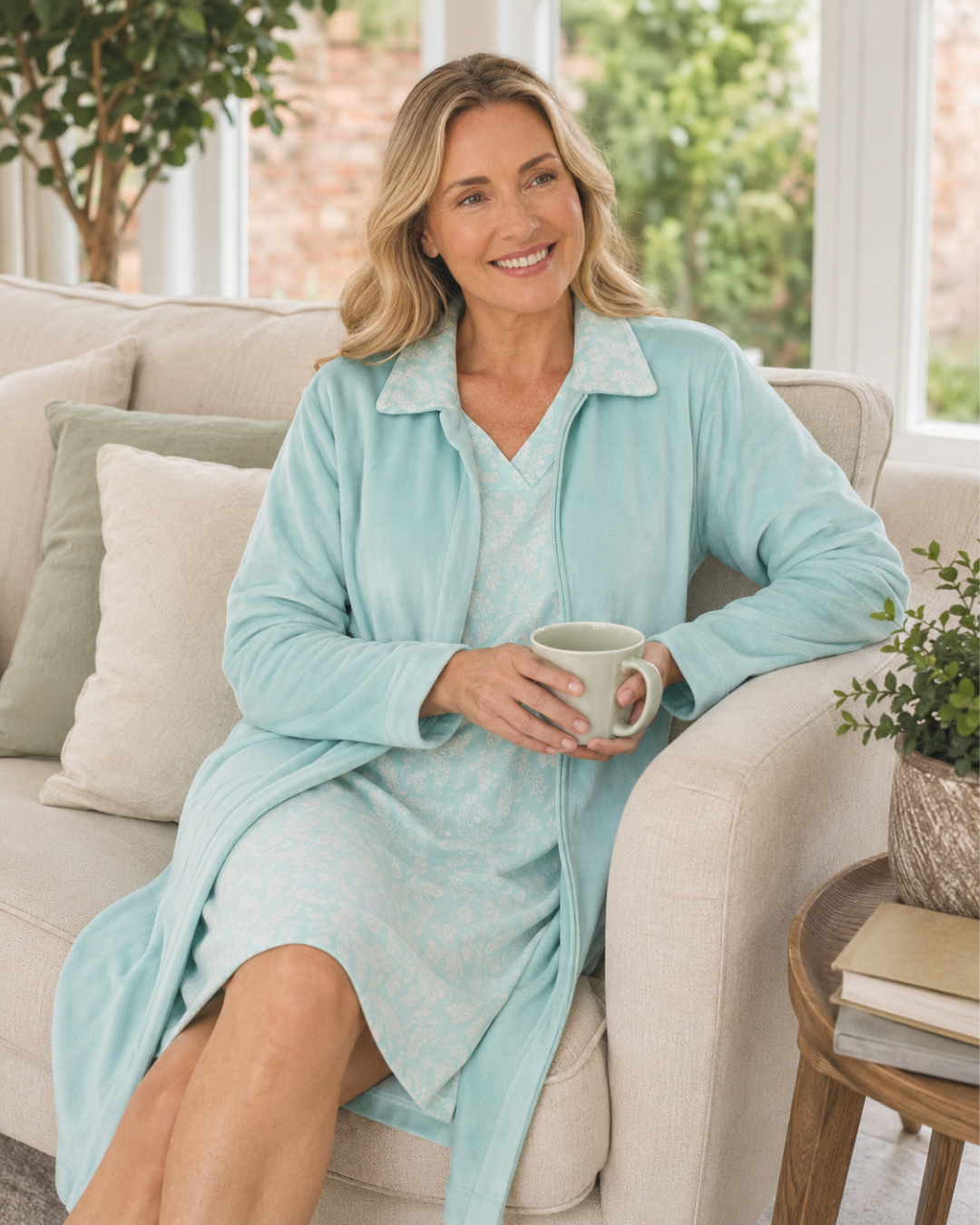 Oak Glade Cotton Rich Jersey Nightdress