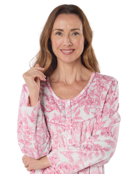 Winter Rose 45" Fleece Nightdress