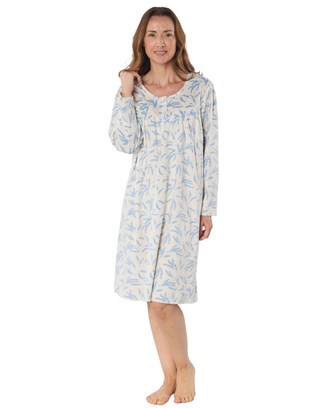 Autumn Sprig 40" Fleece Nightdress