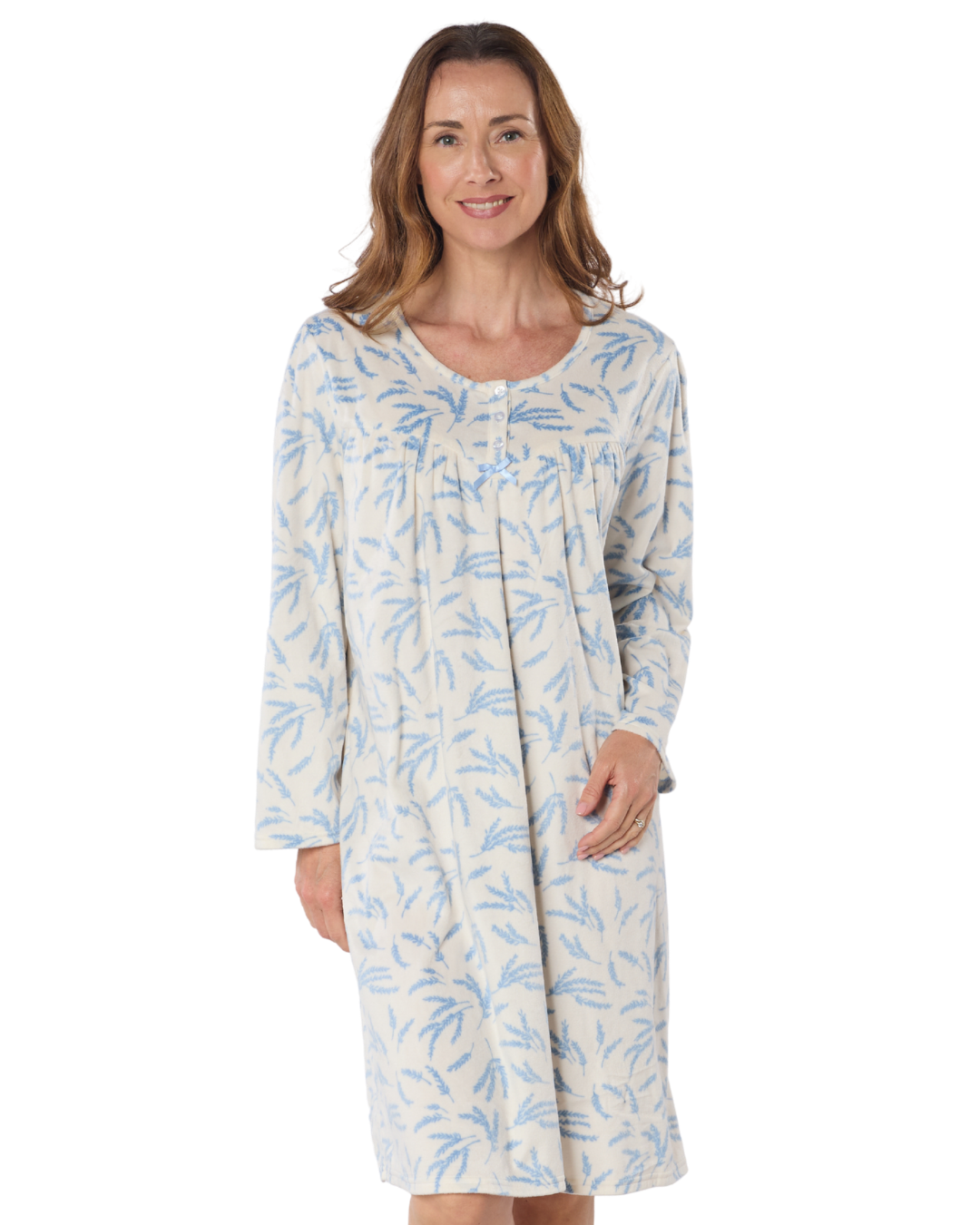 Autumn Sprig 40" Fleece Nightdress