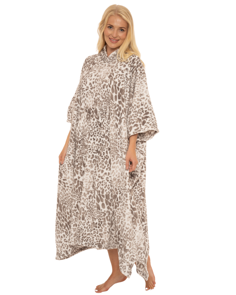 Luxury Fleece Oversized Lounger Poncho / Blanket