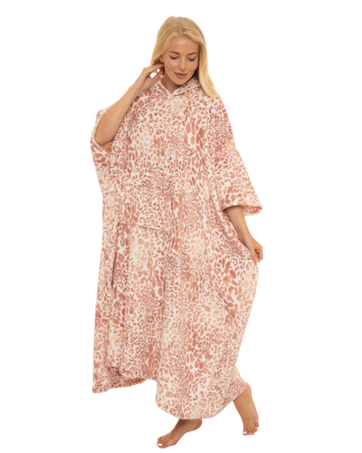 Luxury Fleece Oversized Lounger Poncho / Blanket