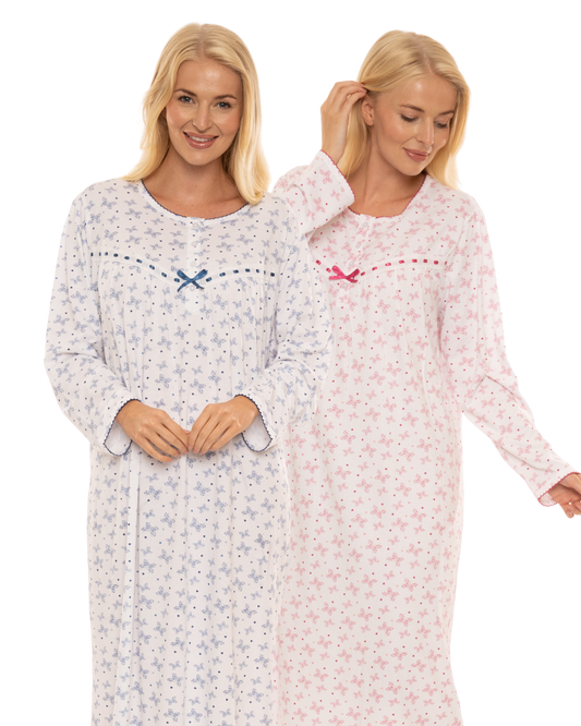 Long Sleeve Nightdresses Suzy Me Collection