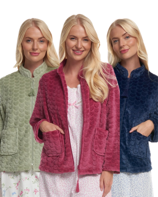 Ladies summer bed jackets best sale