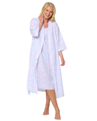 Leaf Print Strappy Nightdress