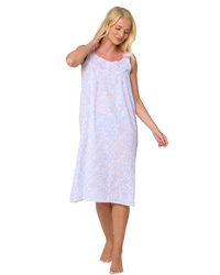 Leaf Print Strappy Nightdress
