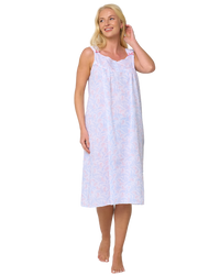 Leaf Print Strappy Nightdress