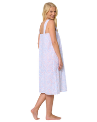 Leaf Print Strappy Nightdress