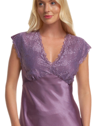 Satin & Lace Chemise Nightgown