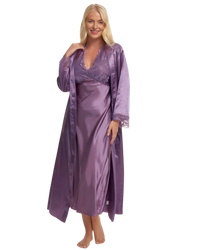 Satin & Lace Chemise Nightgown