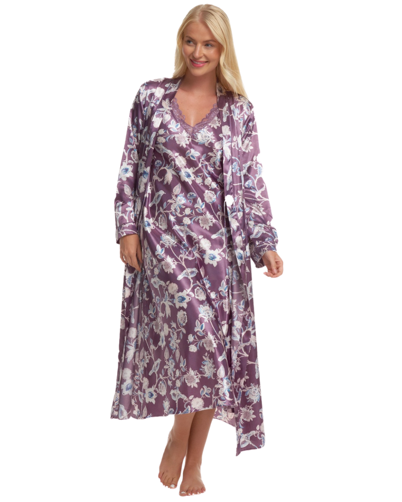 Satin & Lace Chemise Nightgown