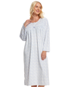 Long Sleeved Floral Fleece Nightdress