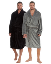 Mens Supersoft Fleece Tie Waist Robe