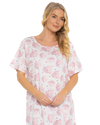 Pack of 2 Raspberry Heart 100% Cotton Nightshirts