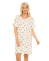 Women's 100% Cotton Pack of 2 Yellow Bee Nightshirts