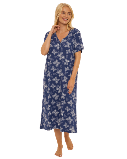 Plus size night shirts cotton hotsell