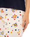 Women's Rainbow Star 100% Cotton Short Sleeved Cropped Leg Pyjamas