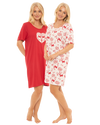 Pack of 2 Winter Stag 100% Cotton Nightshirts