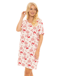 Pack of 2 Winter Stag 100% Cotton Nightshirts