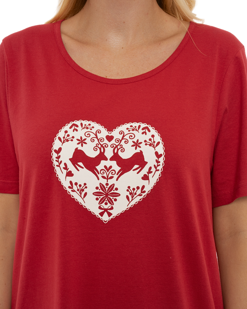 Pack of 2 Winter Stag 100% Cotton Nightshirts