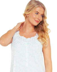 100% Cotton Jersey Strappy Nightdress