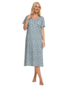 Sage Freesia 100% Cotton Plus Size Nightdress