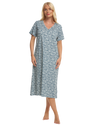 Sage Freesia 100% Cotton Plus Size Nightdress