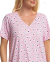 Raspberry Freesia 100% Cotton Plus Size Nightdress