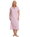 Raspberry Freesia 100% Cotton Plus Size Nightdress