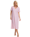 Raspberry Freesia 100% Cotton Plus Size Nightdress