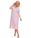 Raspberry Freesia 100% Cotton Plus Size Nightdress