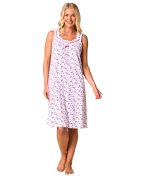 100% Cotton Jersey Strappy Nightdress