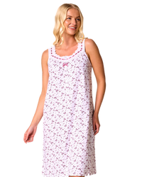 100% Cotton Jersey Strappy Nightdress