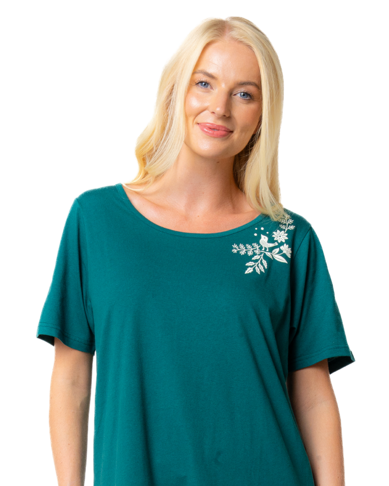 Women's 100% Cotton Pack of 2 Forest Nightshirts