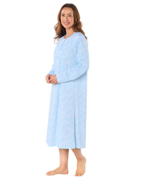 Summer Meadow 45" Long Sleeve Nightdress