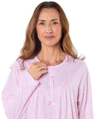 Summer Meadow 45" Long Sleeve Nightdress