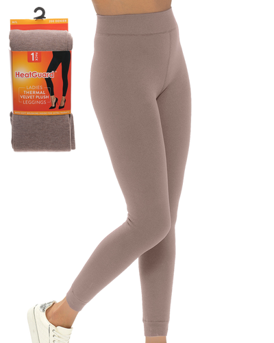 Womens Velvet Plush Thermal Leggings