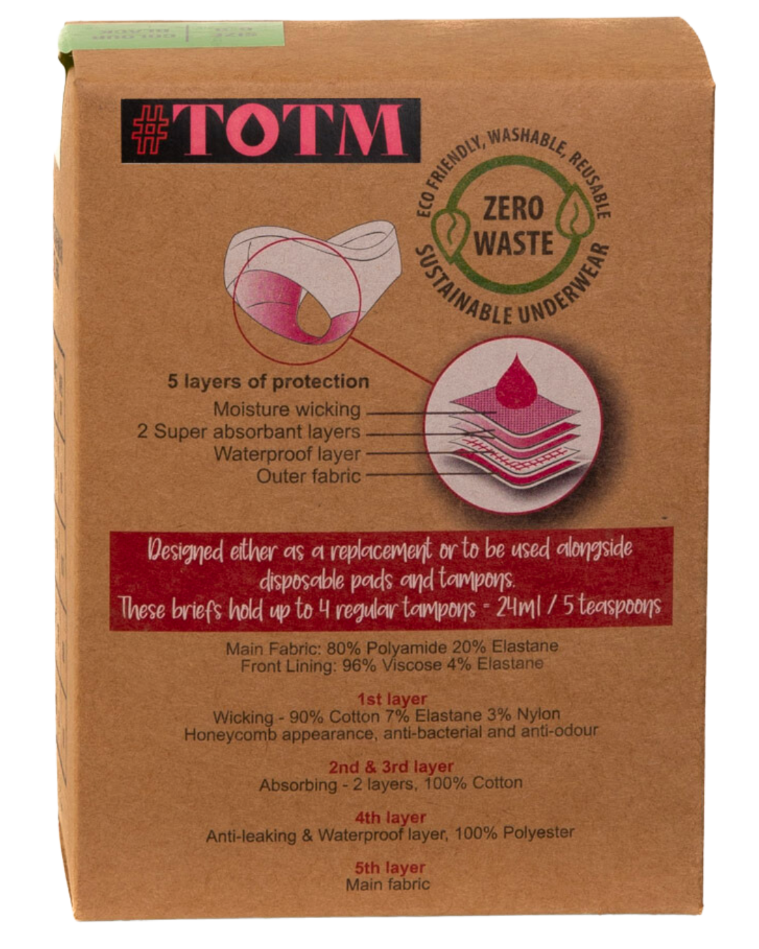 TOTM Bikini Style Period Pant