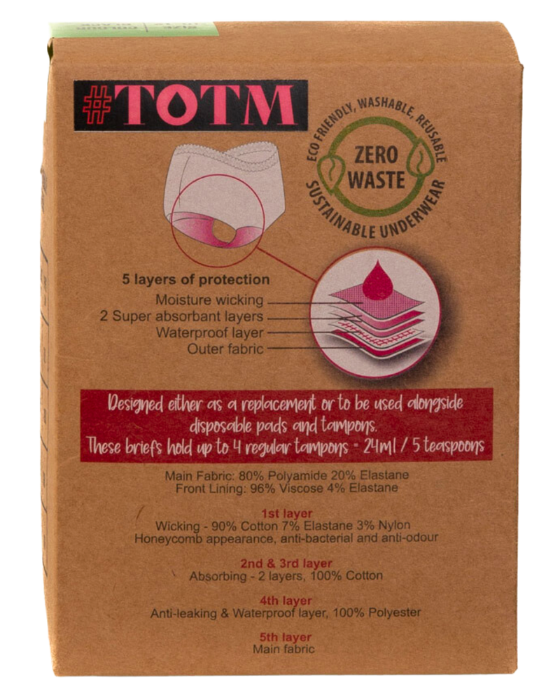 TOTM Full Brief Style Period Pant