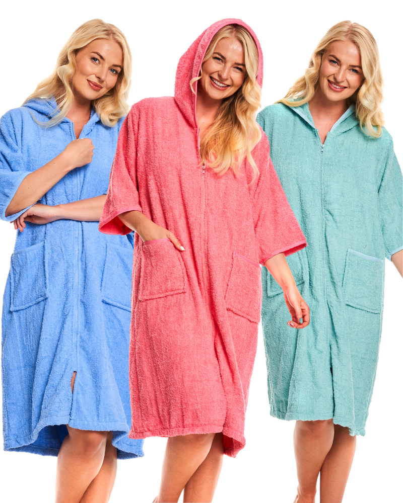 Suzy & Me Towelling Zip Hoody Robe