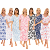 Navy Butterfly 100% Cotton Plus Size Nightdress