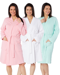 100% Cotton Waffle Wrap Robe