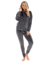 Luxury Soft Velour Hooded Lounge Pyjamas