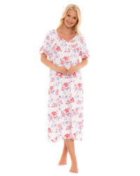 Pink Rose 100% Cotton Plus Size Nightdress