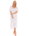Lilac Butterfly 100% Cotton Plus Size Nightdress