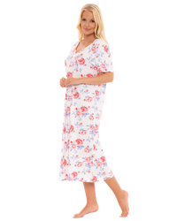Pink Rose 100% Cotton Plus Size Nightdress