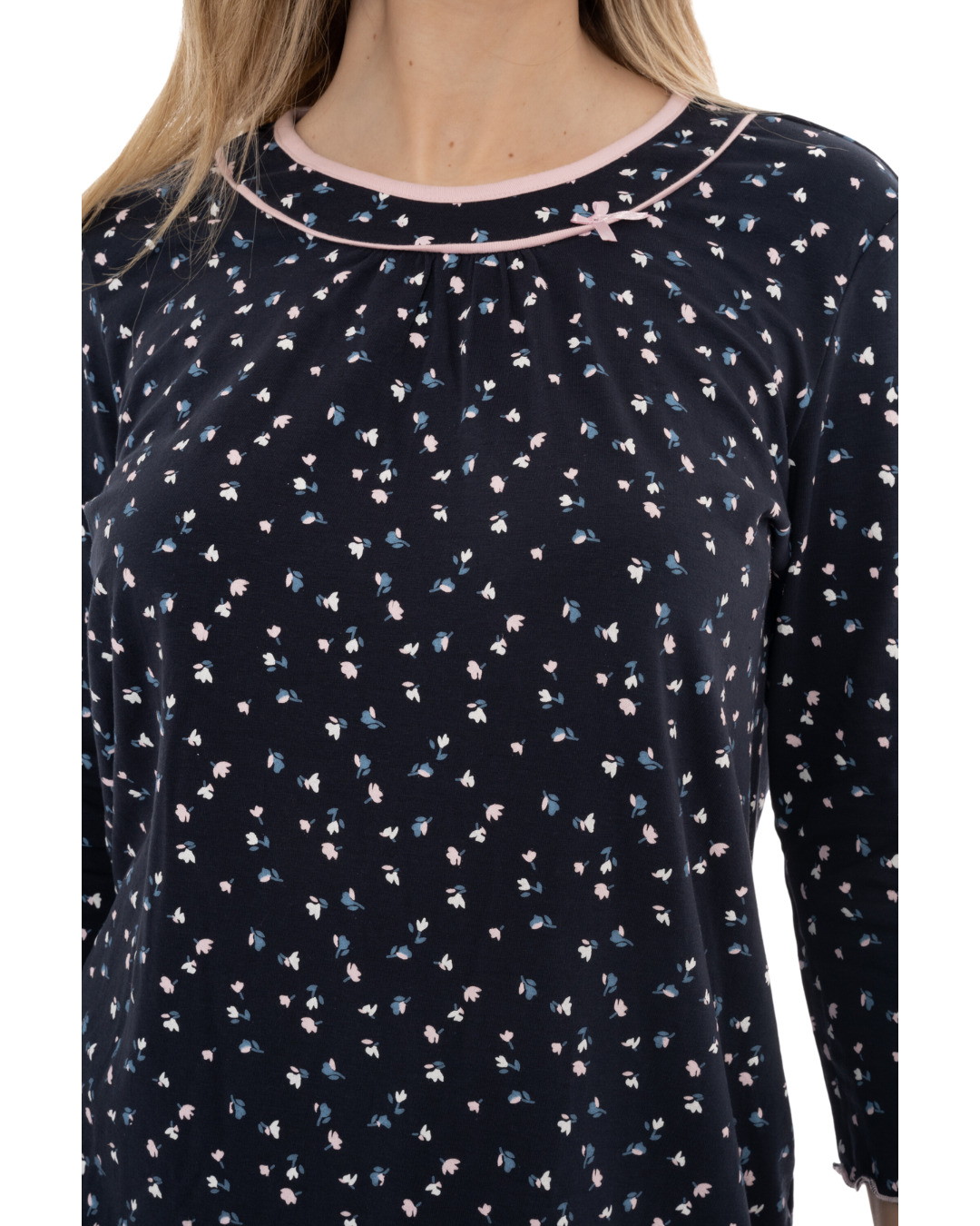 Ditsy Floral 3/4 Sleeve Nightshirt