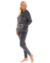 Luxury Soft Velour Hooded Lounge Pyjamas