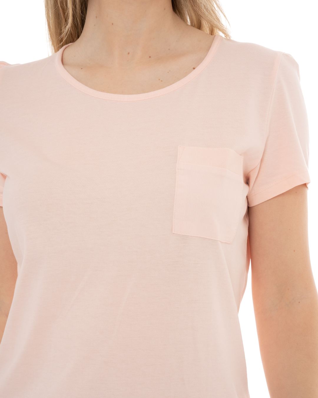 Pack of 2 Peach & Navy 100% Cotton Nightshirts