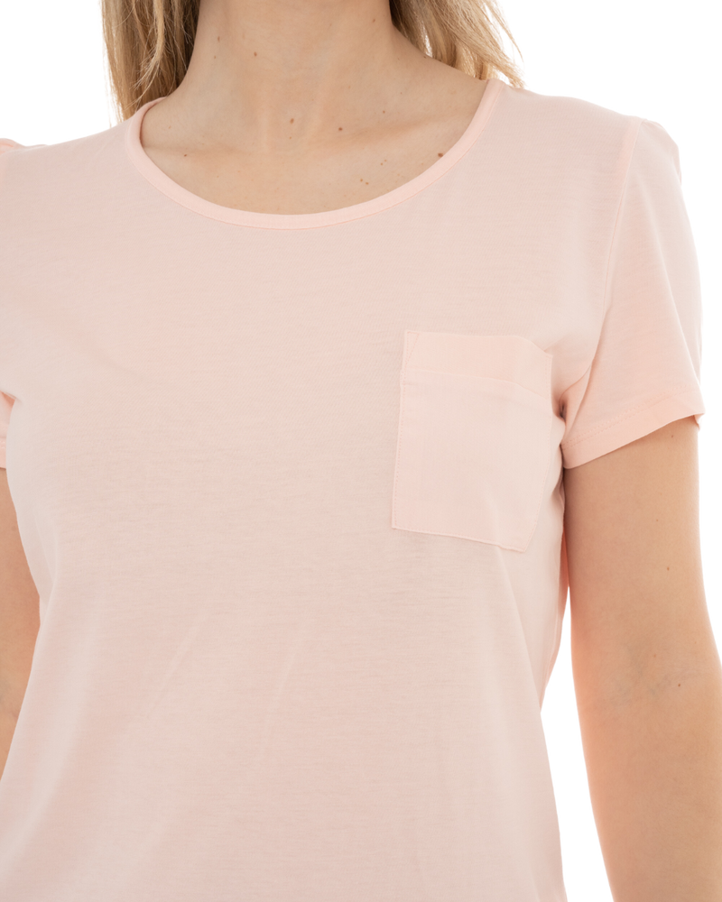 Pack of 2 Peach & Navy 100% Cotton Nightshirts